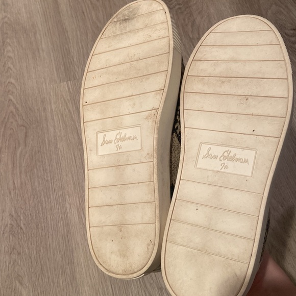 Sam Edelman Ethyl Snake Skin Sneakers - Picture 3 of 5